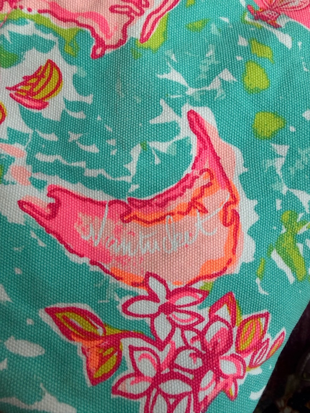 Lilly Pulitzer palm beach tote Cape and Islands 2017. RARE HTF - Picture 13 of 14